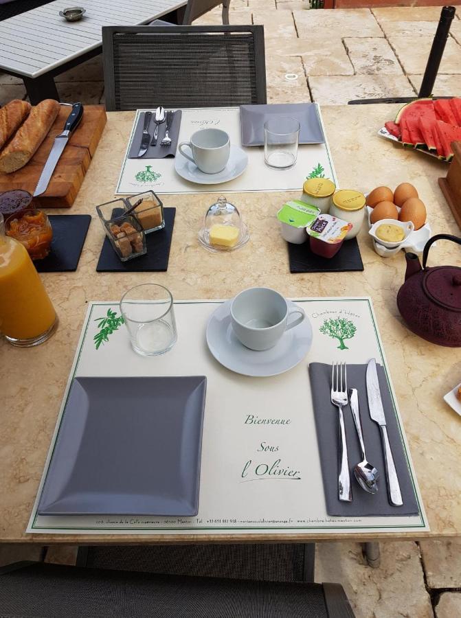 Sous L'Olivier Bed and Breakfast Μεντόν Εξωτερικό φωτογραφία